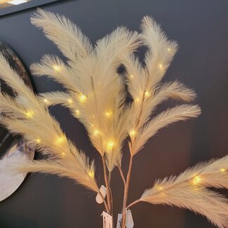 Light & Living Ornament LED 110 cm FEATHER licht bruin