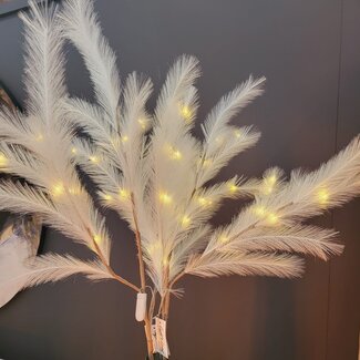 Light en Living Ornament kunsttak LED 110 cm FEATHER wit Light en Living Ornament kunsttak LED 110 cm FEATHER wit