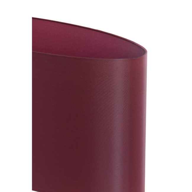 Light en Living Lampenkap ovaal recht 38x17,5x28 cm IMANI bordeaux