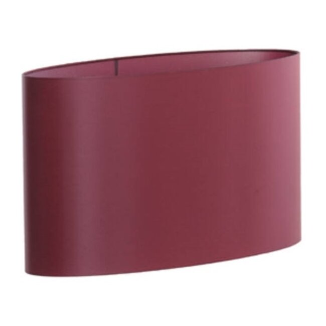 Light en Living Lampenkap ovaal recht 38x17,5x28 cm IMANI bordeaux