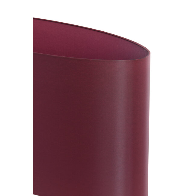 Light en Living Lampenkap ovaal 45x21x32 cm IMANI bordeaux