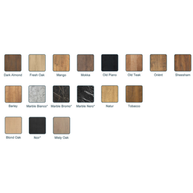 WoonMax Eettafel Deens ovaal Costa - 5 afmetingen - Diverse kleuren