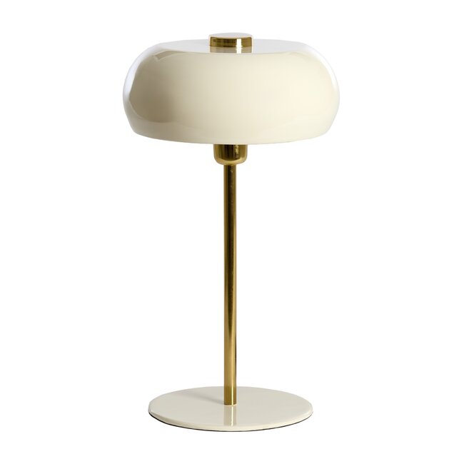 Light & Living Tafellamp Ø26x47 cm SURIN glans crème+goud