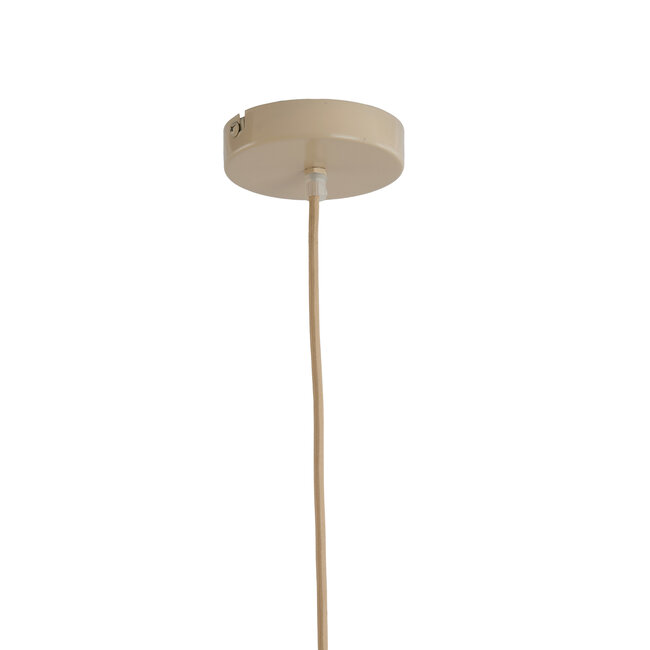 Light en Living Hanglamp Ø48x29 cm LAVRIO webbing naturel+hout