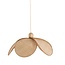 Light en Living Hanglamp Ø48x29 cm LAVRIO webbing naturel+hout