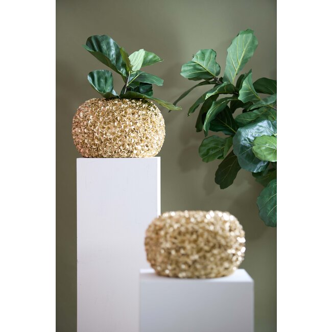 Light en Living Vaas deco Ø47,5x30 cm PHYLIA goud