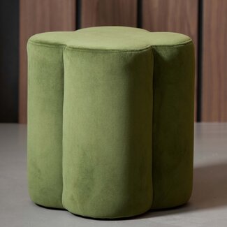 Light en Living Poef 38x38x45 cm NALANI olijf groen Light en Living Poef 38x38x45 cm NALANI olijf groen