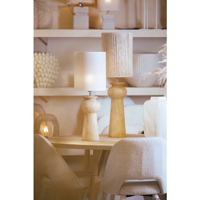 Light en Living Lampvoet Ø17x35 cm BAGLIO hout mat naturel