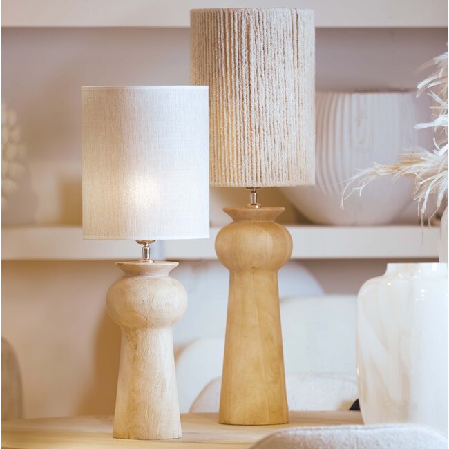 Light en Living Lampvoet Ø17x35 cm BAGLIO hout mat naturel
