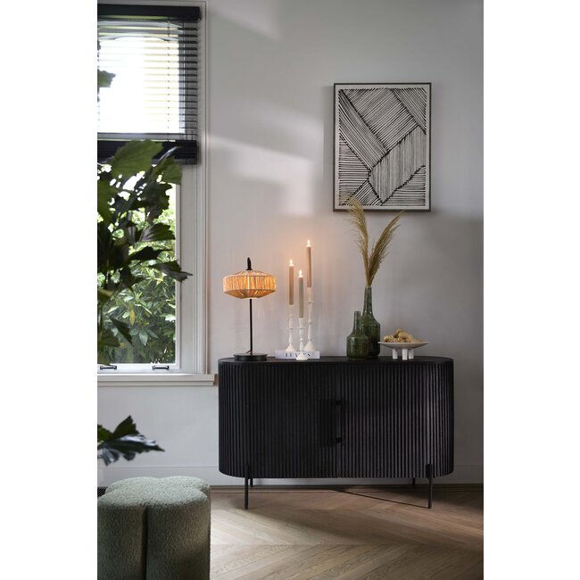 Light en Living Lampvoet 26,5x20x60 cm MARENO mat zwart