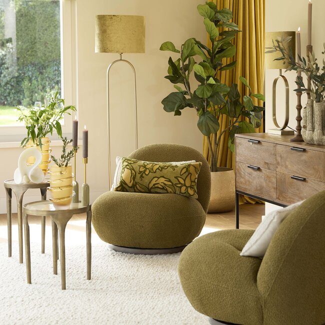 Light en Living Vloerlamp 30x15x142 cm JAMIRI licht  goud