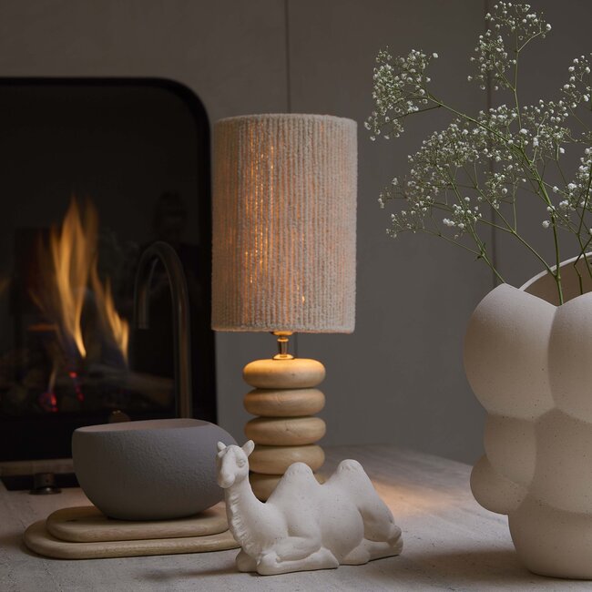 Light en Living Lampvoet Ø12x21 cm BUDONGO hout  naturel