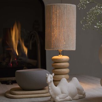 Light en Living Lampvoet Ø12x21 cm BUDONGO hout  naturel