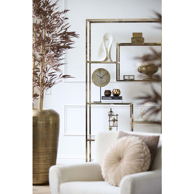 Light en Living Klok op voet 26x7x40 cm GWENNA antieke brons