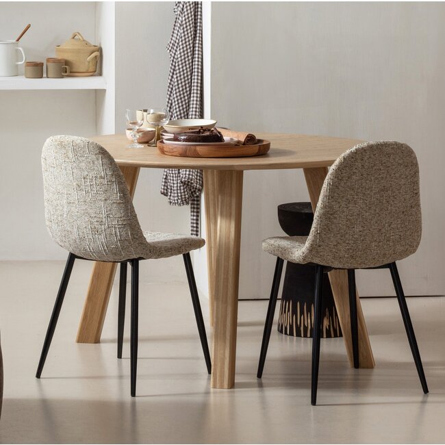 Woood Eettafel Tablo Rond met vele mogelijkheden