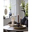 Light en Living Vaas deco 20x20x48 cm NYOKO mat zwart