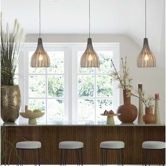 Light en Living Hanglamp Ø25x41,5 cm MARIAMA antiek  brons