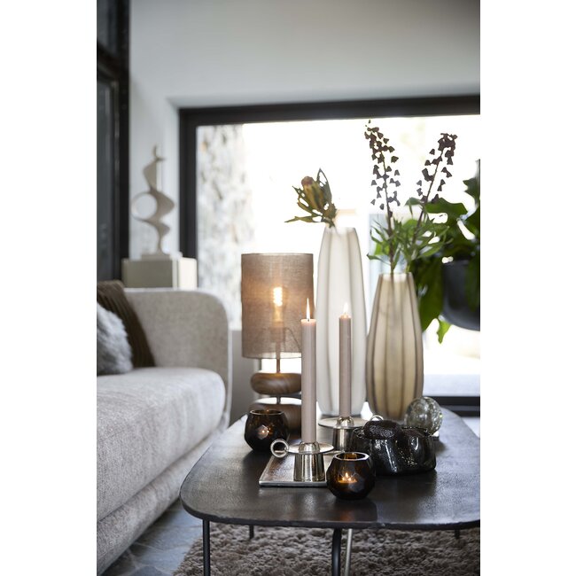 Light en Living Tafellamp Ø22x50,5 cm DANIALO houtprint bruin