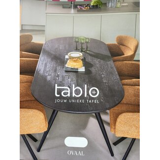 Woood Eettafel Tablo Ovaal met vele mogelijkheden