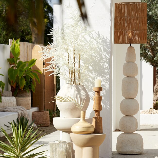 Light en Living Vloerlamp Ø30x135 cm MARREE crème