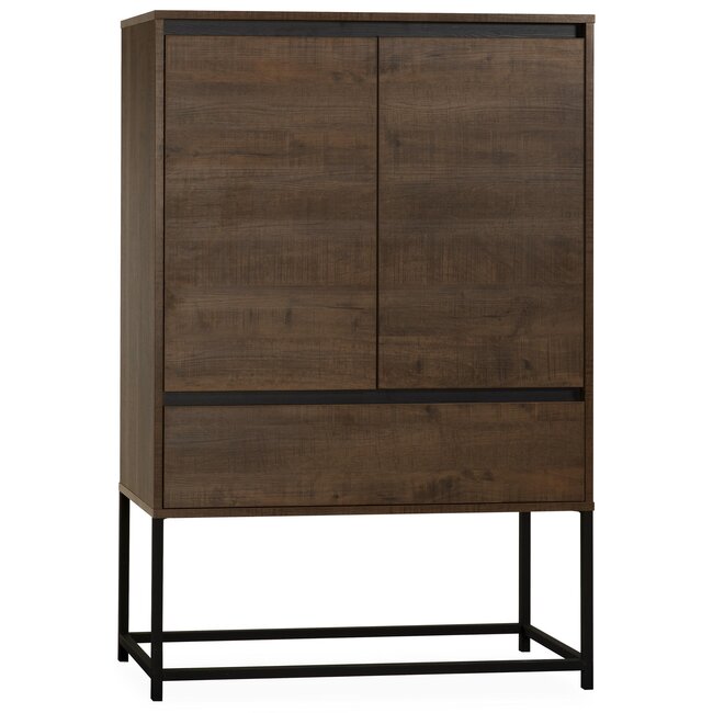 WoonMax Milltown Wandkast met 2 deuren  en 1 lade - 116 cm