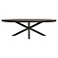 Starfurn Eettafel Denver black 240 cm rechthoekig