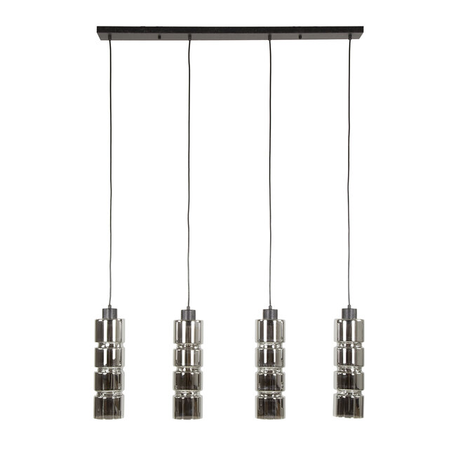 WoonStijl Hanglamp 4L cylinder glas
