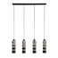 WoonStijl Hanglamp 4L cylinder glas