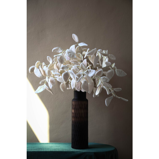 PTMD Kunsttak Leaves Plant eucalyptus soft wit