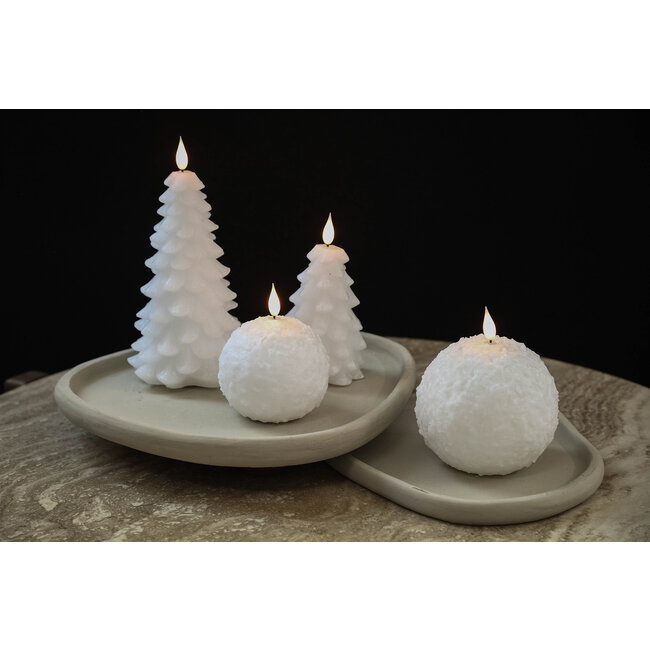 PTMD LED Kaars Boom sneeuw bewegende vlam L