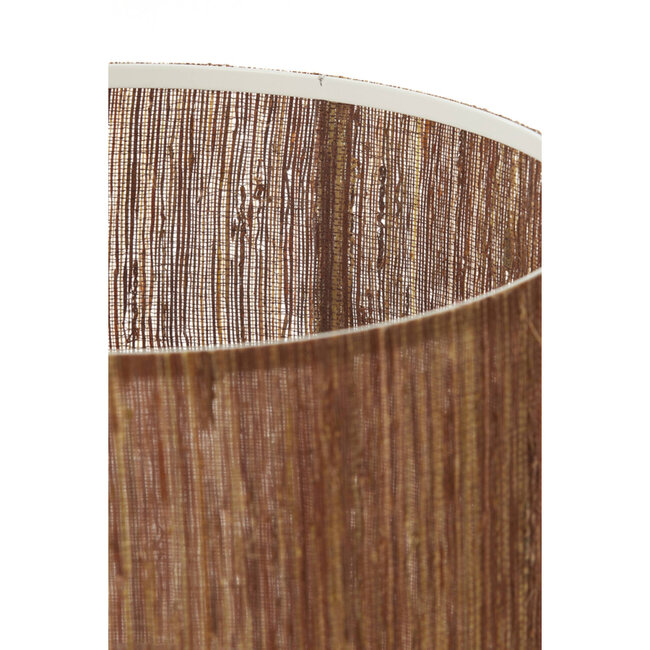Light en Living Lampenkap cilinder 40-40-25 cm OMIS bruin