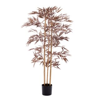 Light & Living Ornament in pot 152x90x152 cm BAMBOO metallic donker brons