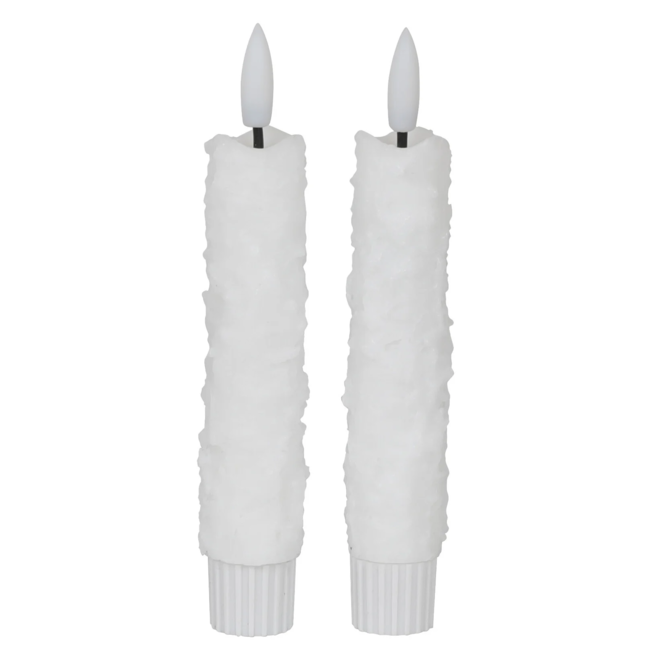 PTMD Dinerkaars LED sneeuw wit set van 2 kort