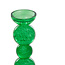 Light en Living Kaarsenhouder Ø9,5x34 cm ITINGA glas bubbel groen