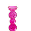 Light & Living Kaarsenhouder Ø9,5x34 cm ITINGA glas bubbel roze