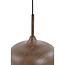 Light en Living Hanglamp 3L 90x22x32 cm DANIA hout print d bruin+touw crème