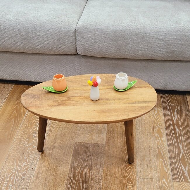 Nijwie Hamburg salontafel ovaal klein 60 cm