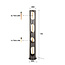 WoonStijl Vloerlamp Ø25 organic cylinder XL