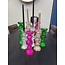 Light en Living Kaarsenhouder Ø9,5x34 cm ITINGA glas bubbel groen