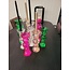Light en Living Kaarsenhouder Ø9,5x34 cm ITINGA glas bubbel groen