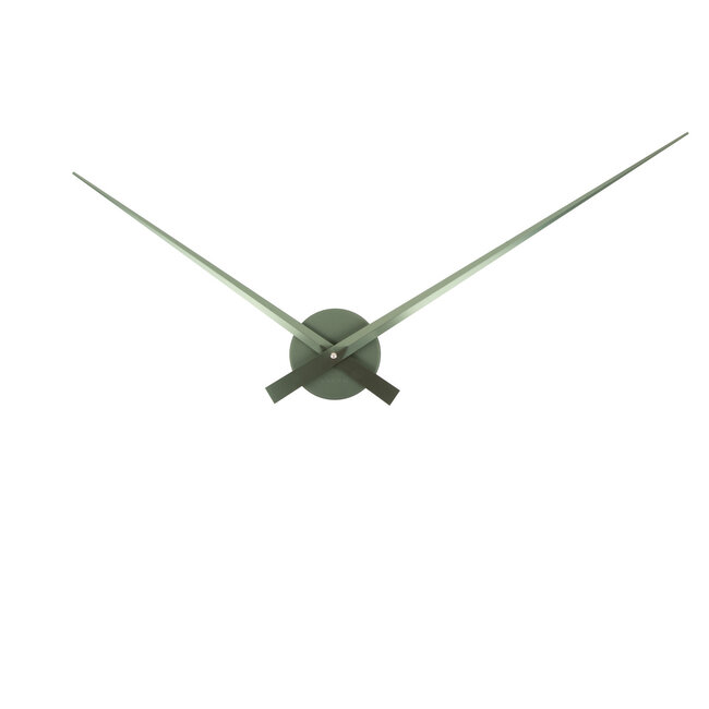 Karlsson Wandklok Little Big Time groen metallic
