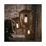 WoonStijl Hanglamp 3x Mango Frame Getrapt