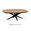 WoonMax Salontafel Wellington Deens Ovaal Lamulux  - 135 - 67 cm