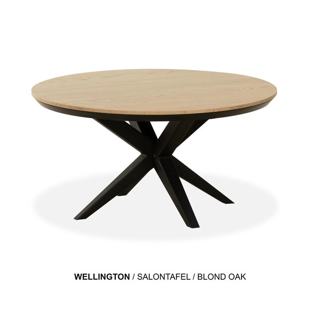 WoonMax Salontafel Wellington rond Lamulux  - 80 cm