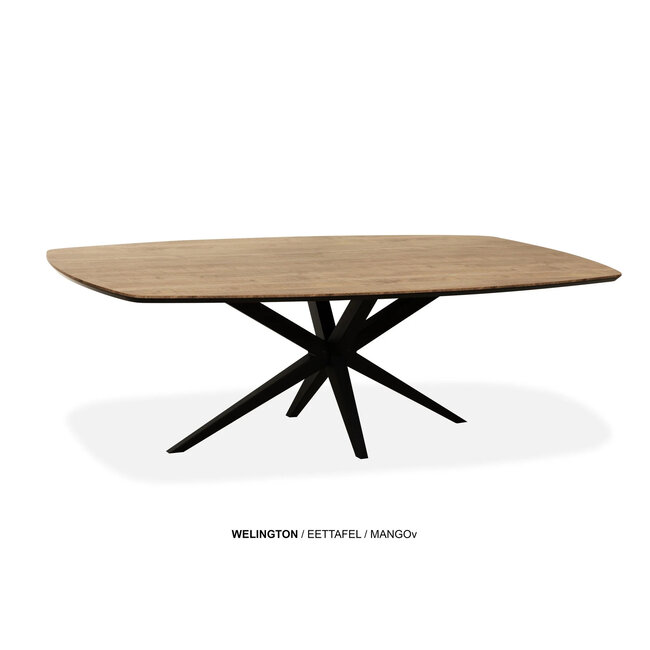 WoonMax Eettafel Wellington Deens Ovaal Lamulux  - Diverse kleuren en afmetingen