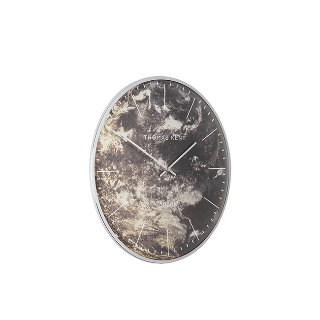 Thomas Kent Klok Oyster L aubergine/zilver -3 maten