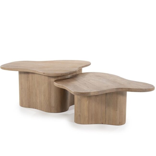 By Boo Salontafel set Fall - lichtbruin