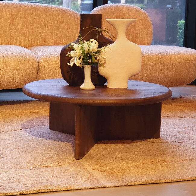 By Boo Salontafel Leoti medium – bruin