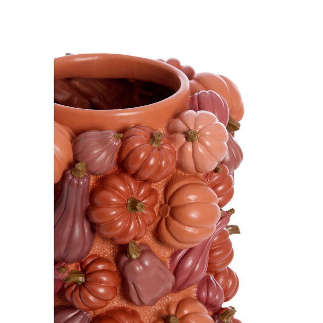 Light en Living Vaas deco Ø28x33 cm PUMPKIN rood