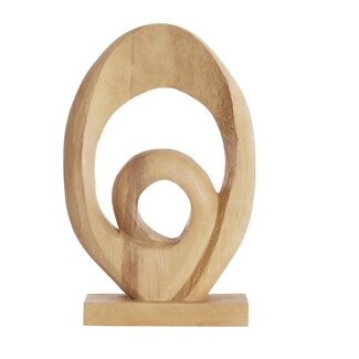 Light en Living Ornament 30x9x46 cm RANDA hout mat naturel